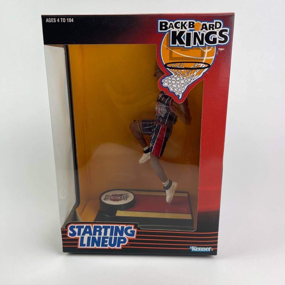 Starting Lineup Houston Rockets Charles  Barkley Figure NBA 1997 Backboard King